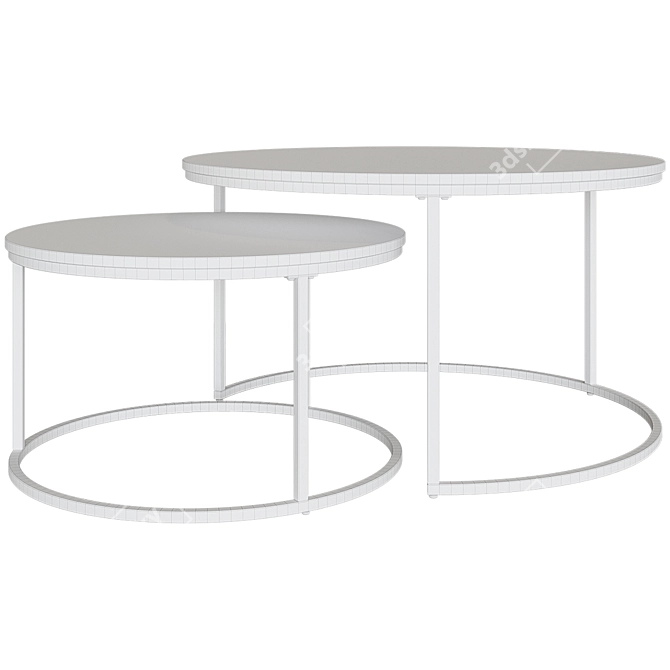 Kalista Coffee Table: Elegant and Functional 3D model image 2