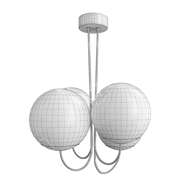 Éclat: Quel lustre Maisons du Monde choisir 3D model image 2