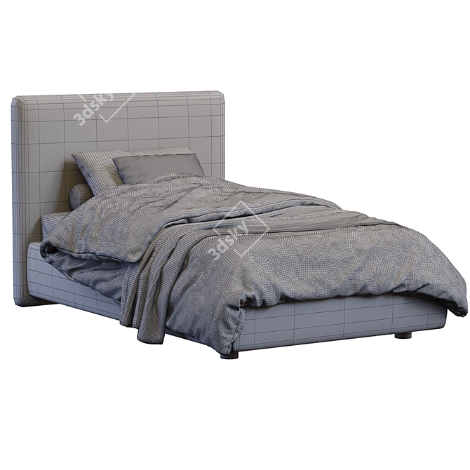 Arca Bed: Sleek and Stylish Sleeping Solution 3D model image 5