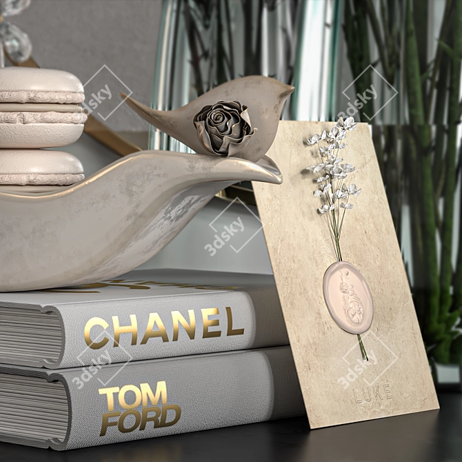 Elegant Decor Set - 2015 3D model image 3