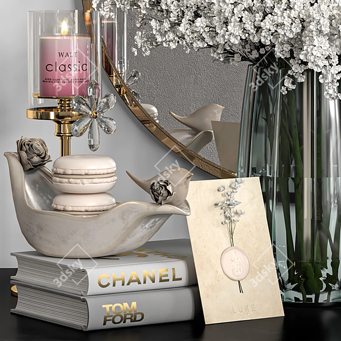 Elegant Decor Set - 2015 3D model image 5