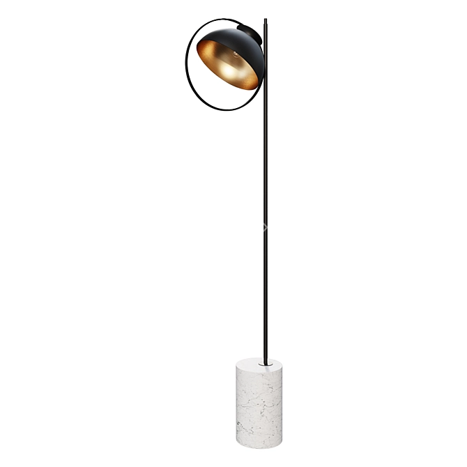 Urban Spotlight Floor Lamp: Sleek & Stylish Illumination 3D model image 1