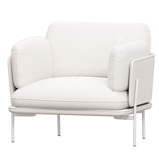 Heavenly Lounge Chair 3D model image 1