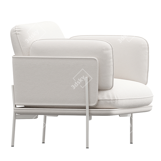 Heavenly Lounge Chair 3D model image 4