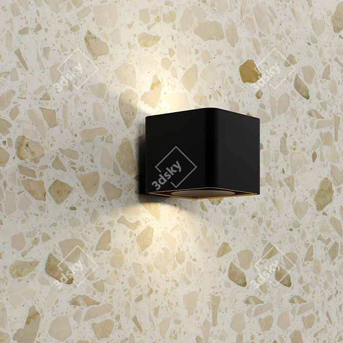 Elegant Terrazzo Marble Texture 3D model image 2
