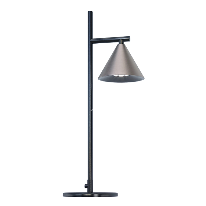 Modern Metal Table Lamp 3D model image 2