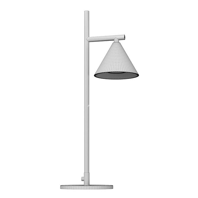 Modern Metal Table Lamp 3D model image 3