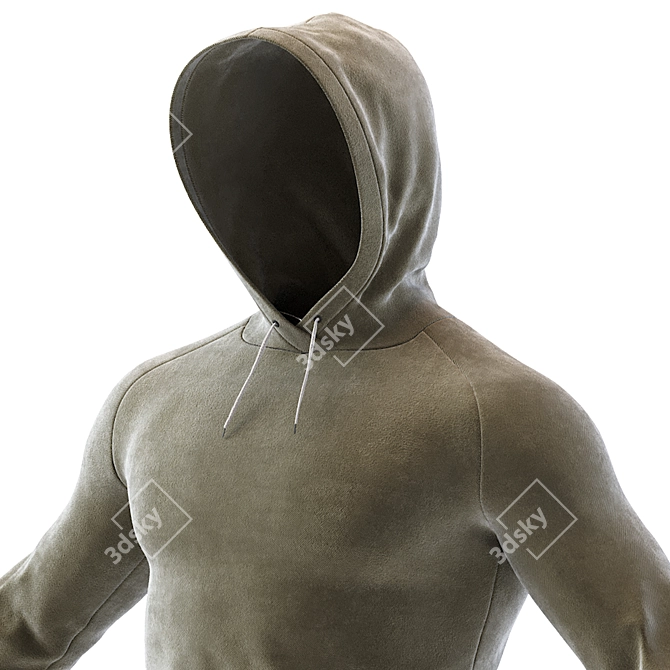 2013 Men's Tracksuit: Stylish And Comfortable 3D model image 10