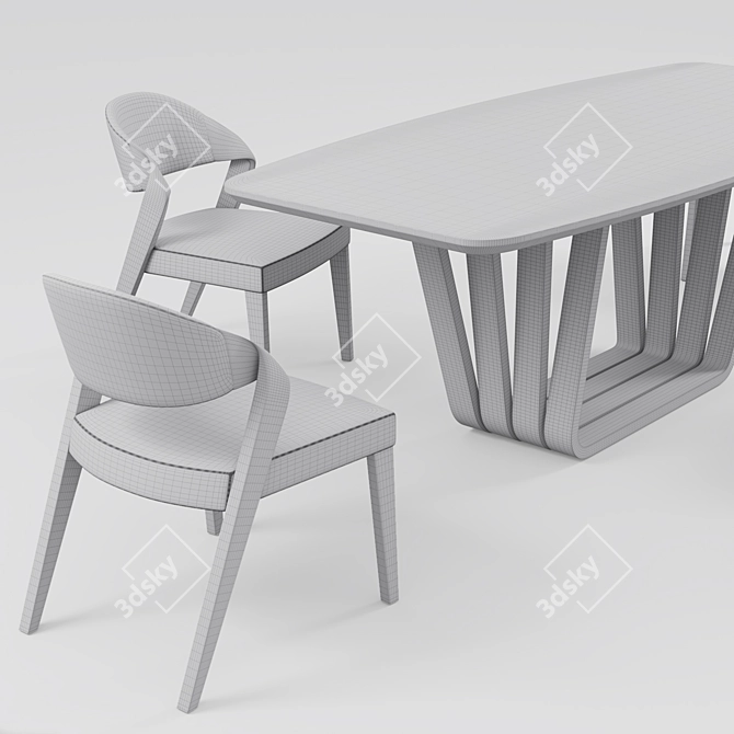 Angel Cerda Set: Elegant and Timeless Design 3D model image 5