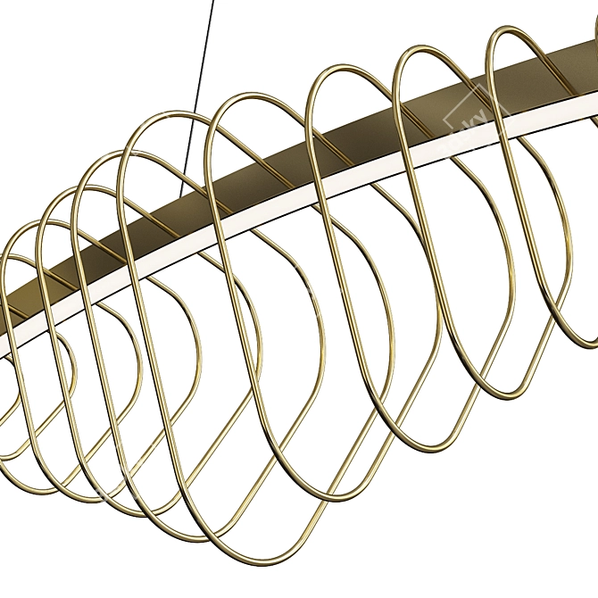 Whale MM Lampadari Pendant Light 3D model image 2