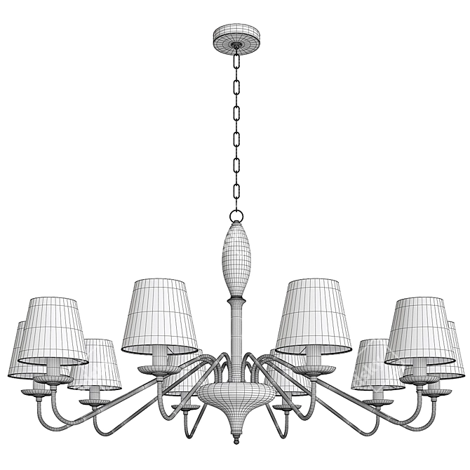 Divina Lorenzon Pendant Light 3D model image 2