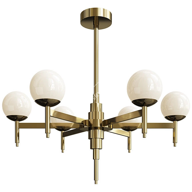 Elegant Marina Pendant Lamp 3D model image 1