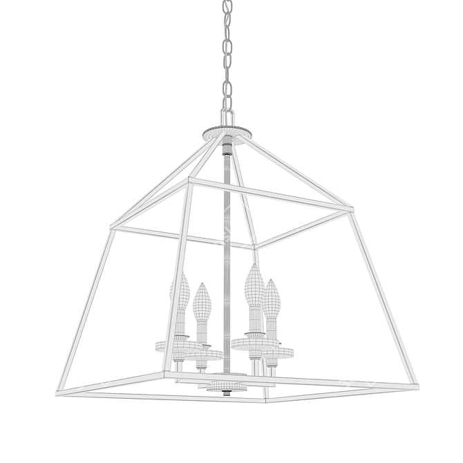 Savoy House Braxton Pendant 3D model image 2