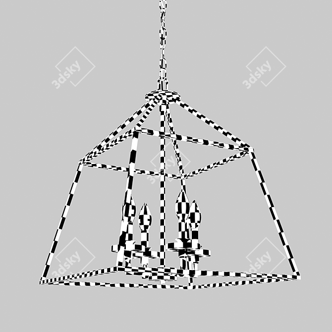 Savoy House Braxton Pendant 3D model image 3