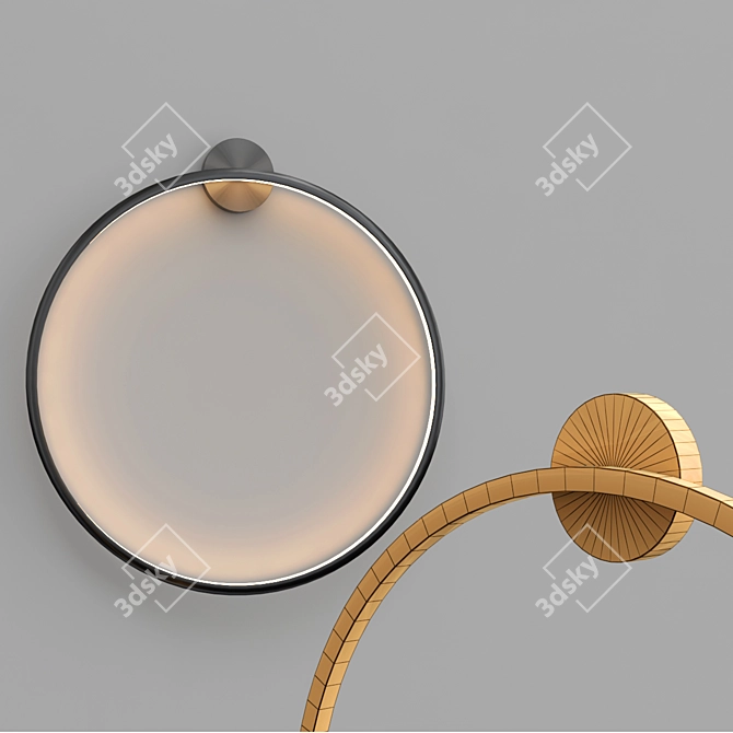 Modern GUARD B Design Lamp 3D model image 2