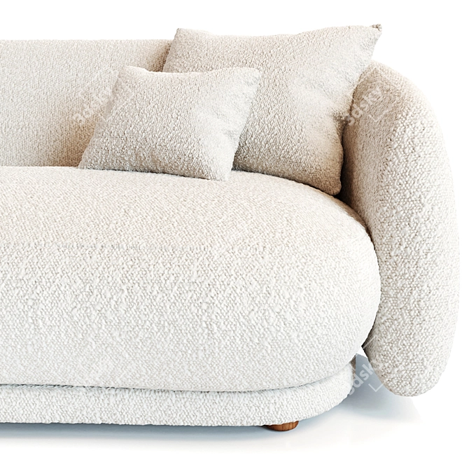 Luxurious Moroso Pacific Sofa 3D model image 2
