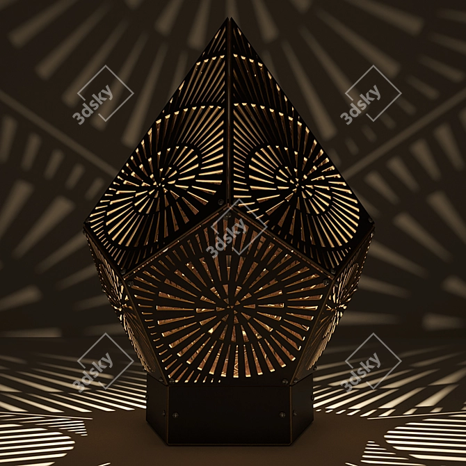 Nautilus Night Light: Classic Elegance 3D model image 1