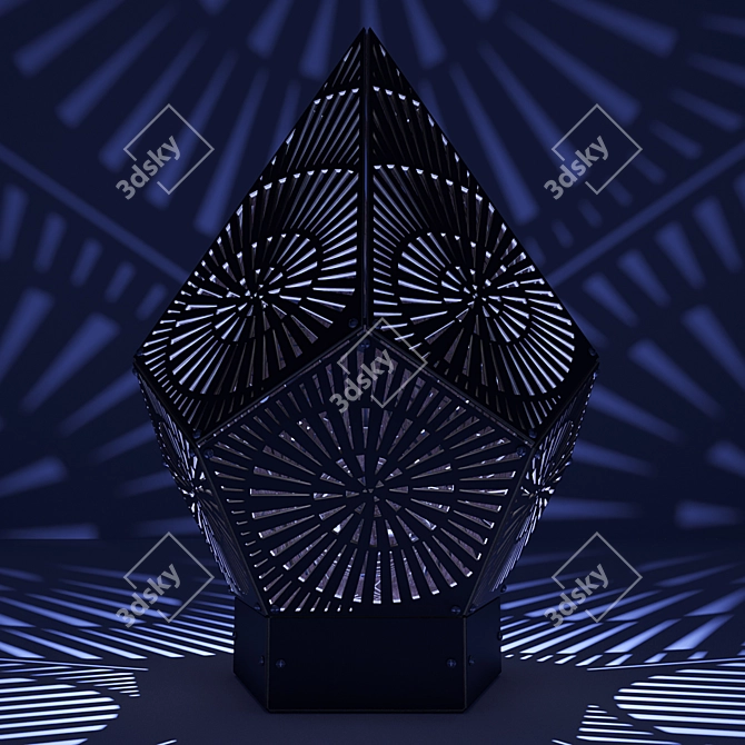 Nautilus Night Light: Classic Elegance 3D model image 3