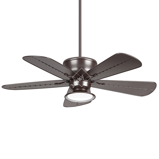  Modern Ceiling Fan with Light 3D model image 6