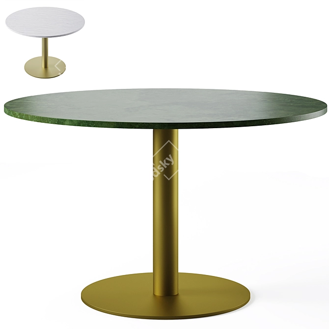 Cosmo Paola Dining Table: Elegant and Functional 3D model image 1