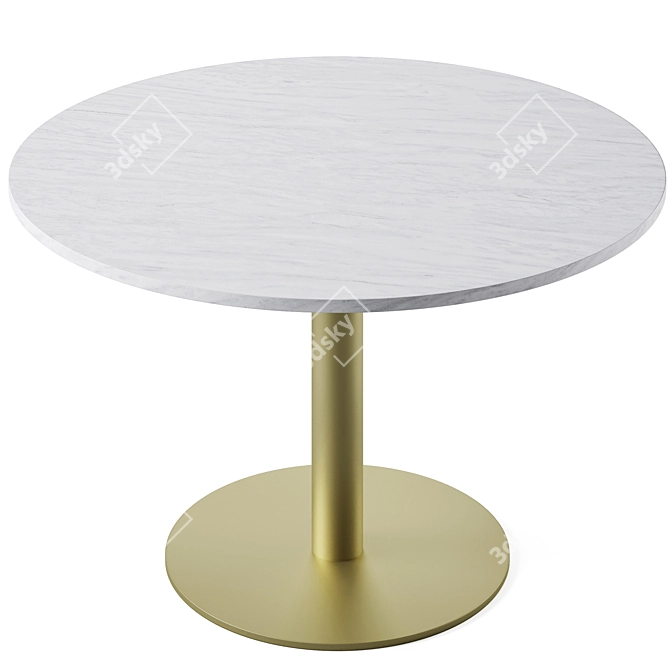 Cosmo Paola Dining Table: Elegant and Functional 3D model image 4