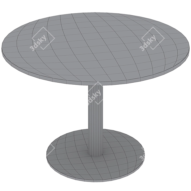 Cosmo Paola Dining Table: Elegant and Functional 3D model image 5