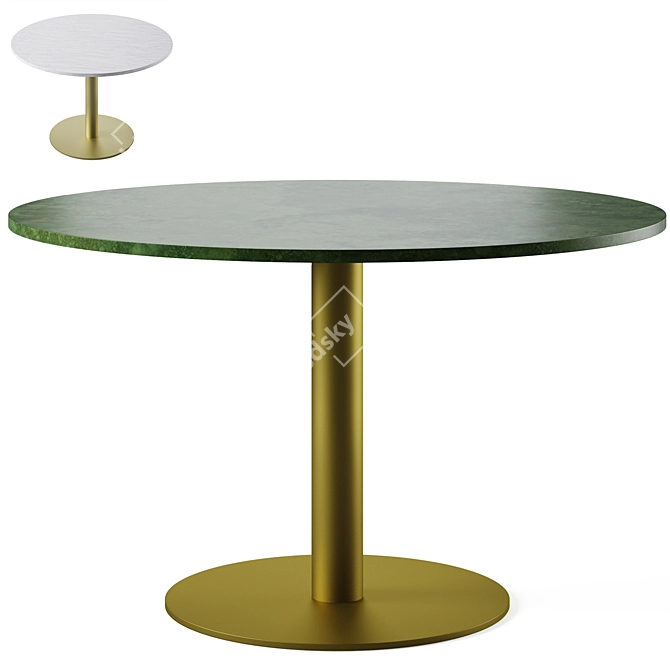 Cosmo Paola Dining Table: Elegant and Functional 3D model image 6