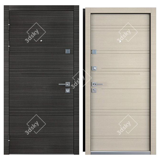 Kassandra_new (Favorit) Steel Entrance Door - Stylish and Secure 3D model image 3