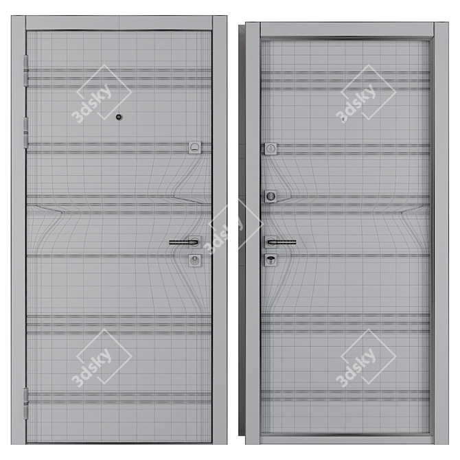 Kassandra_new (Favorit) Steel Entrance Door - Stylish and Secure 3D model image 4