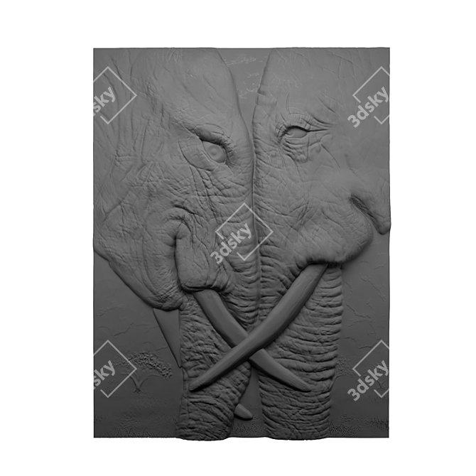 Title: Elegant Dilemma Reliefs 3D model image 3