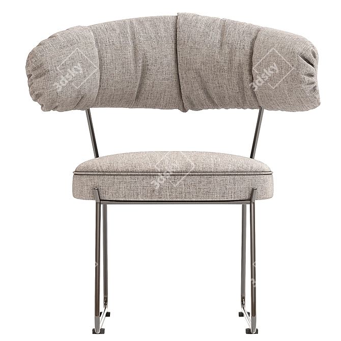 Sleek and Stylish QUADROTTA Chair 3D model image 3