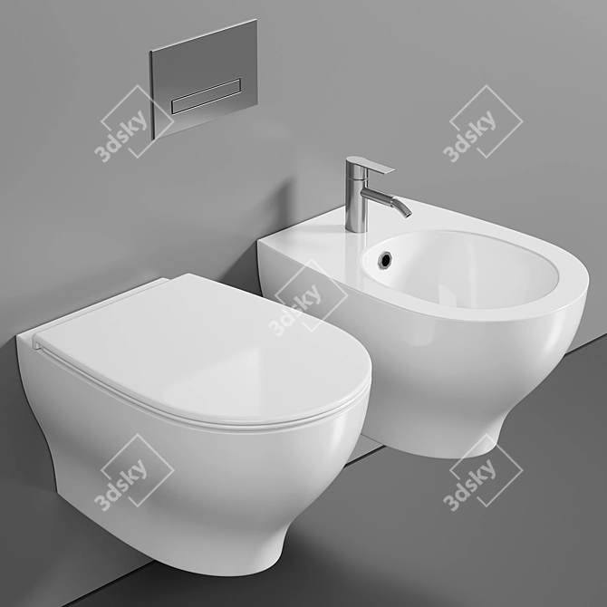 Elevate Your Bathroom with Globo Grace 3D model image 1