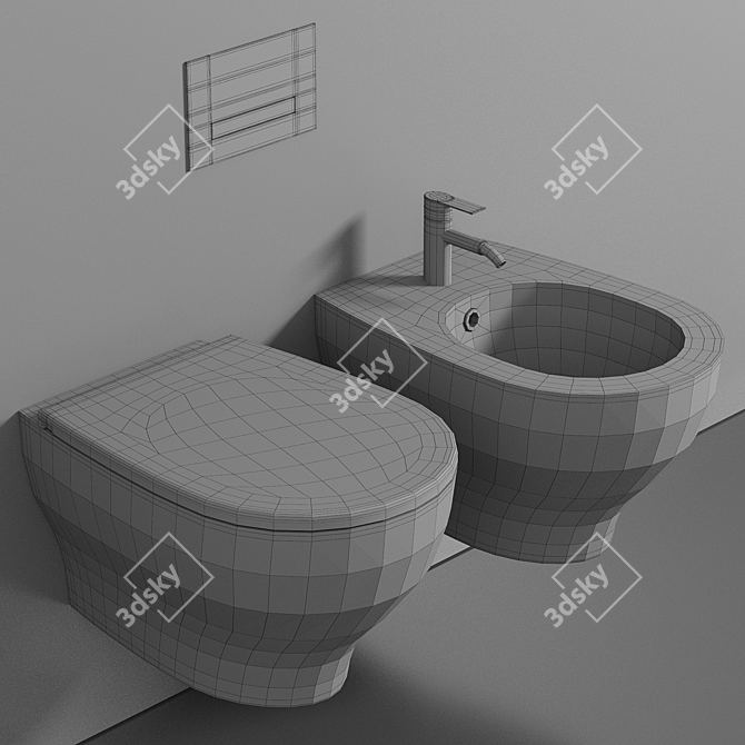 Elevate Your Bathroom with Globo Grace 3D model image 3