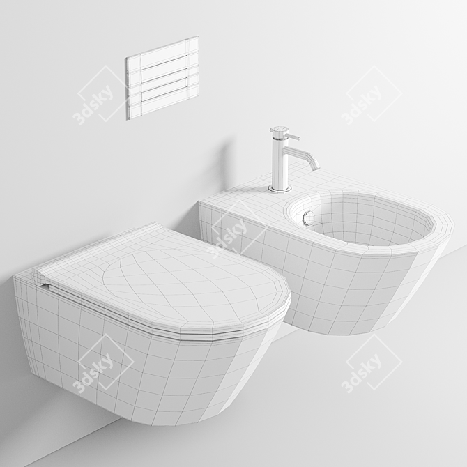 Catalano New Zero Wall WC 3D model image 3