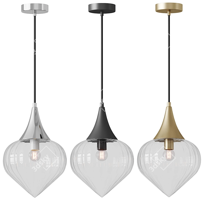 Kesta Pendant - Elegant Lighting Solution 3D model image 1