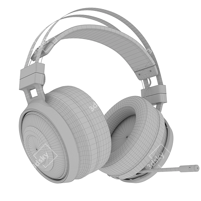 Immersive Gaming Headphones: Razer Nari 3D model image 6