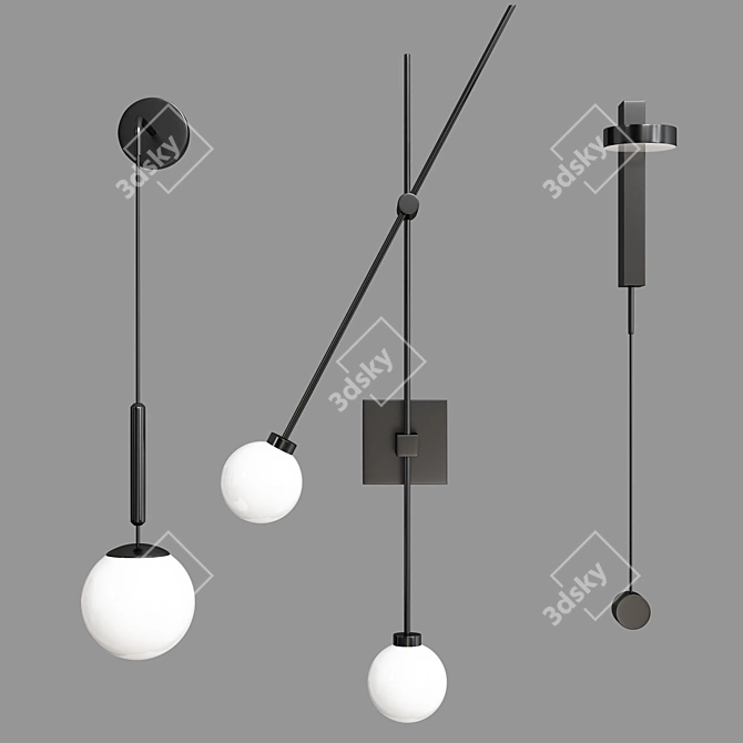Modern Wall Lamps 3D model image 1