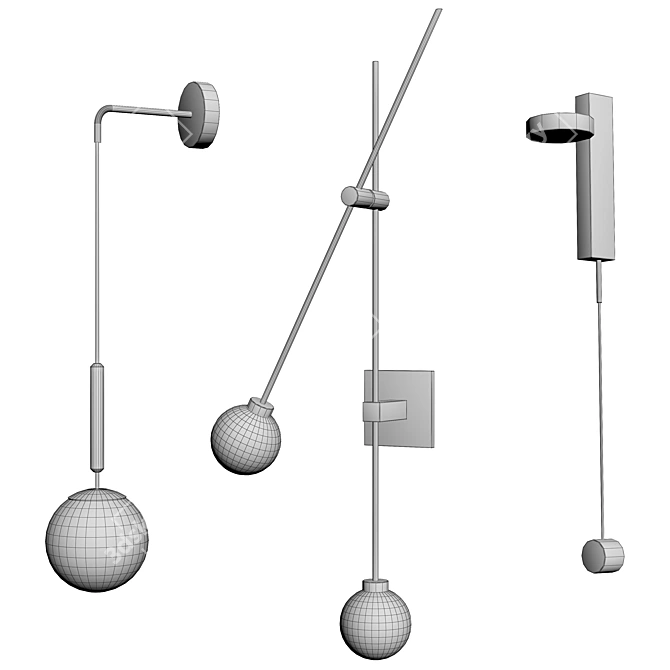 Modern Wall Lamps 3D model image 5