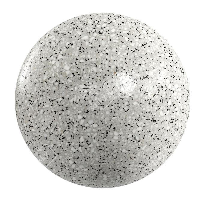 Venetian Terrazzo Marble - PBR Seamless Material 3D model image 1