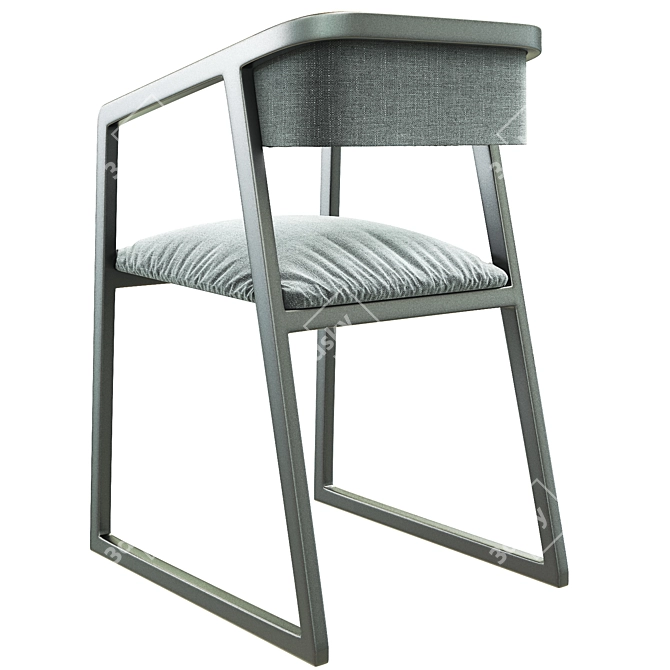 Vietri Modern Side Chair 3D model image 2