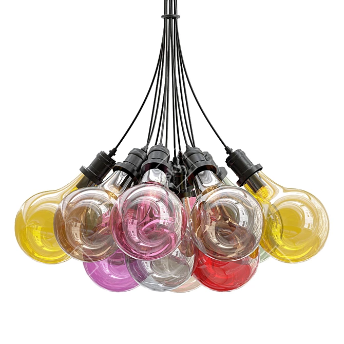 Elegant Chandelier 8972-D10L 3D model image 1