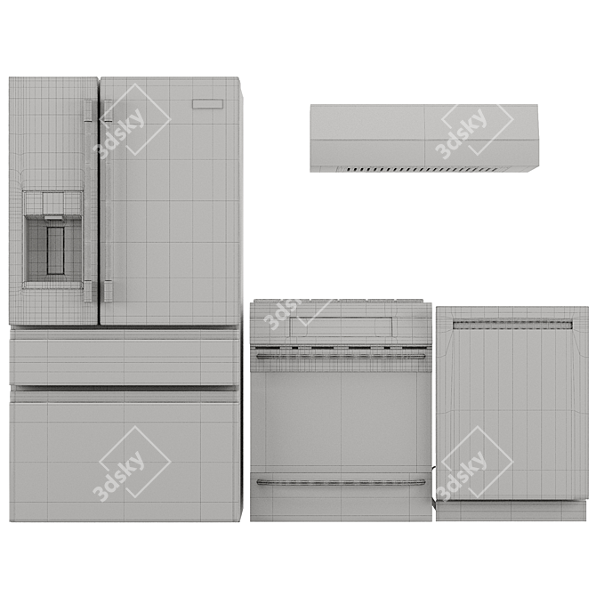 Frigidaire Professional Kitchen Set 3D model image 5