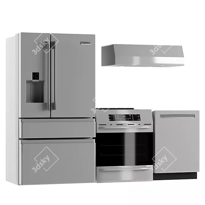 Frigidaire Professional Kitchen Set 3D model image 6