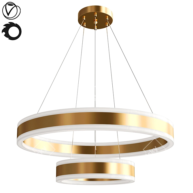 Modern Design Septima Lamp 3D model image 1