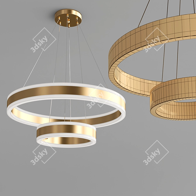 Modern Design Septima Lamp 3D model image 2