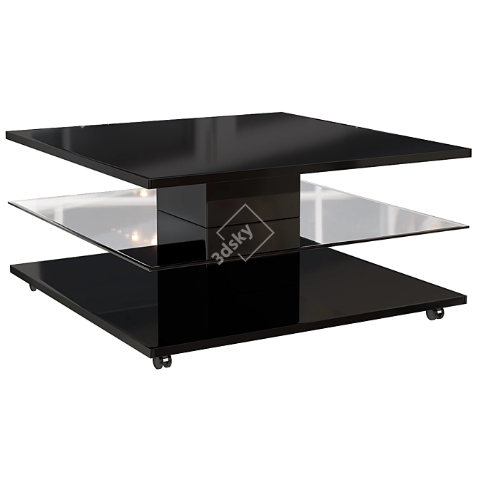 Diamond Coffee Table 3D model image 2