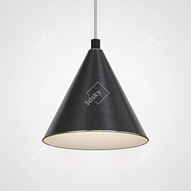 Rigel Brass Metal Pendant Light 3D model image 3