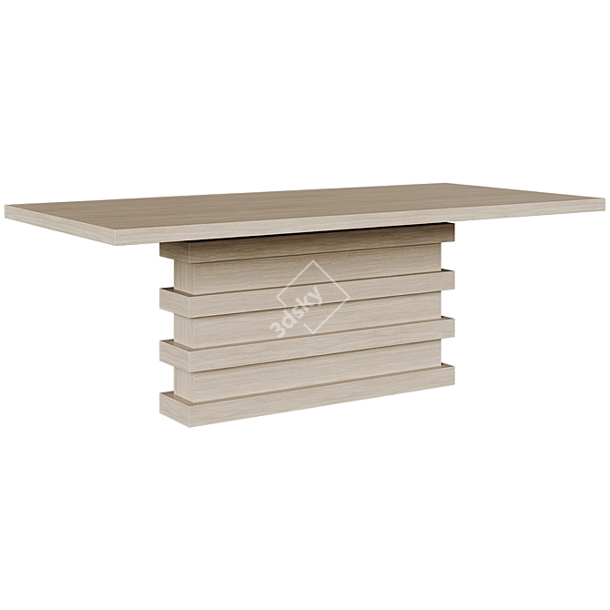 Restoration Hardware Dining Table 3D model image 2