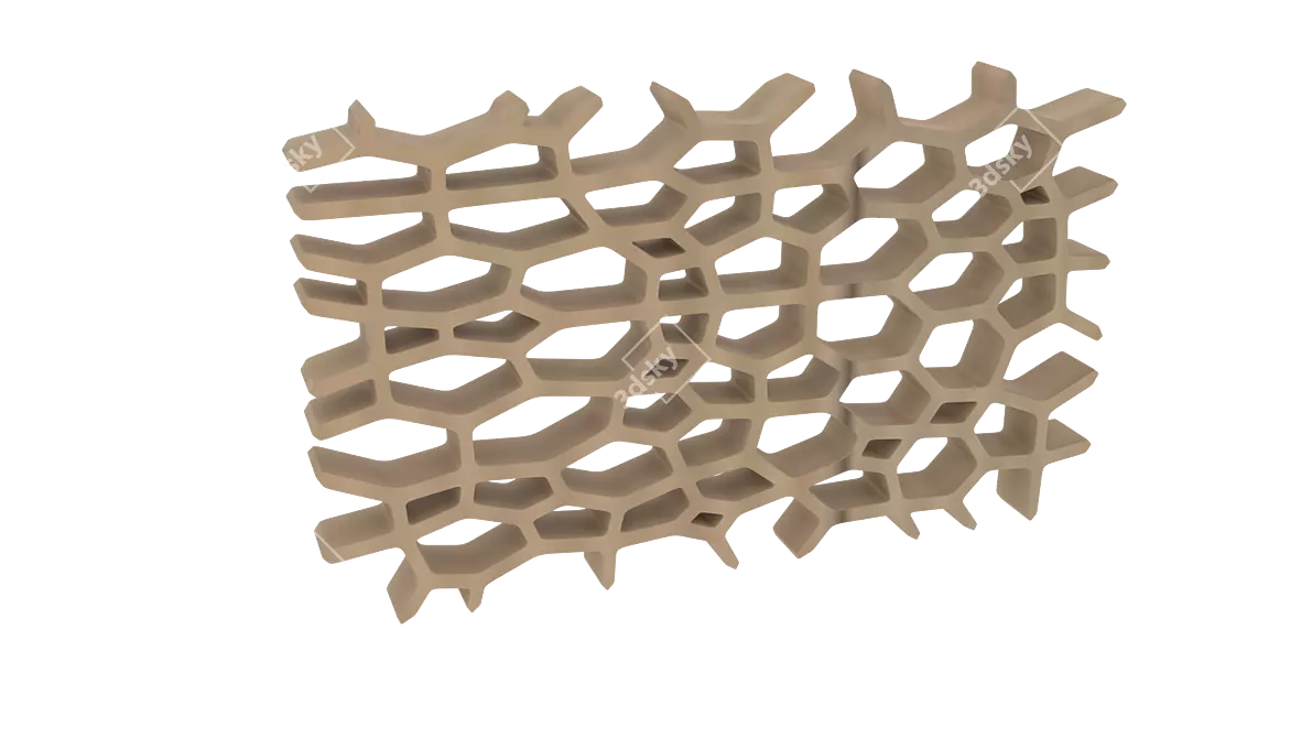 Voronoi Fusion: Elegant Interior Statement 3D model image 1