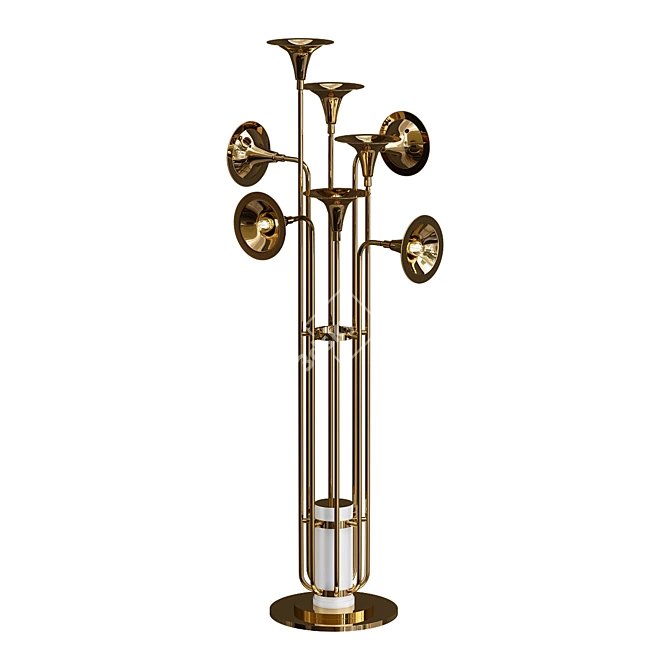 Botti Floor Lamp - Vintage Elegance for Your Home 3D model image 1